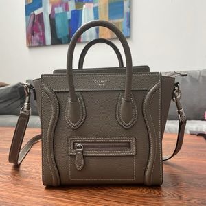 🚫SOLD🚫 Celine Nano Luggage (Souris)